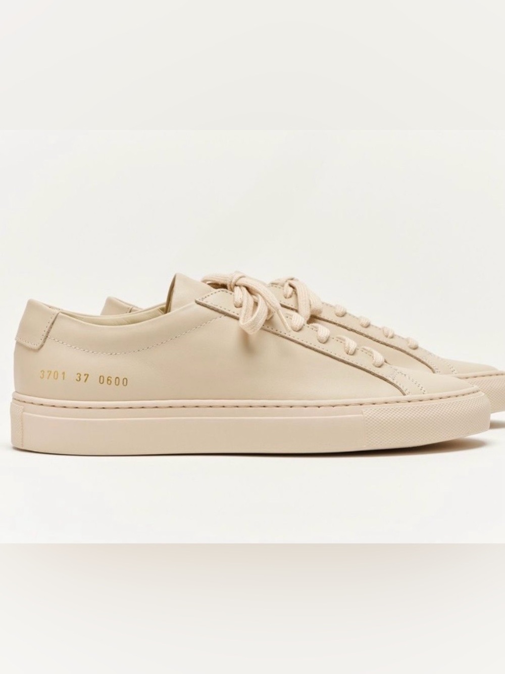 Common Projects Achilles Low Nude Sneakers — EU 37 (US 7.5)